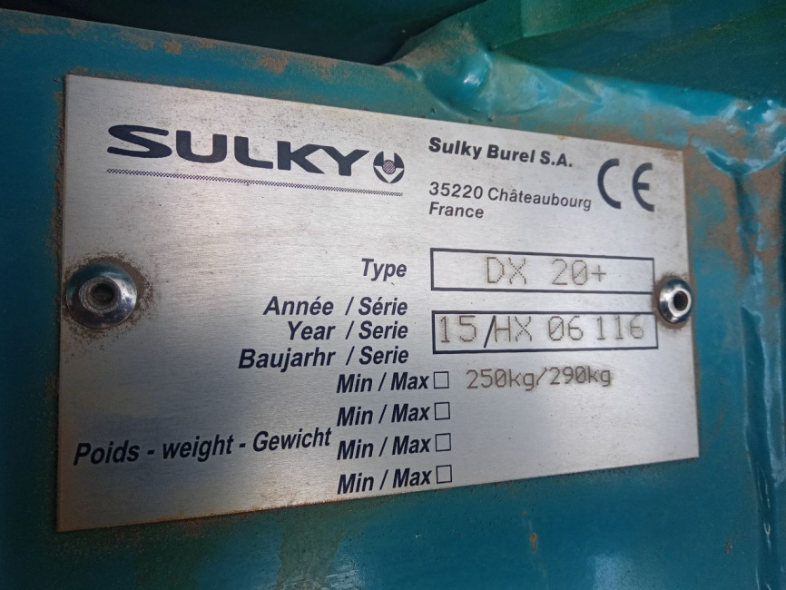 Прицепной разбрасыватель минеральных веществ Sulky DPX фото 2