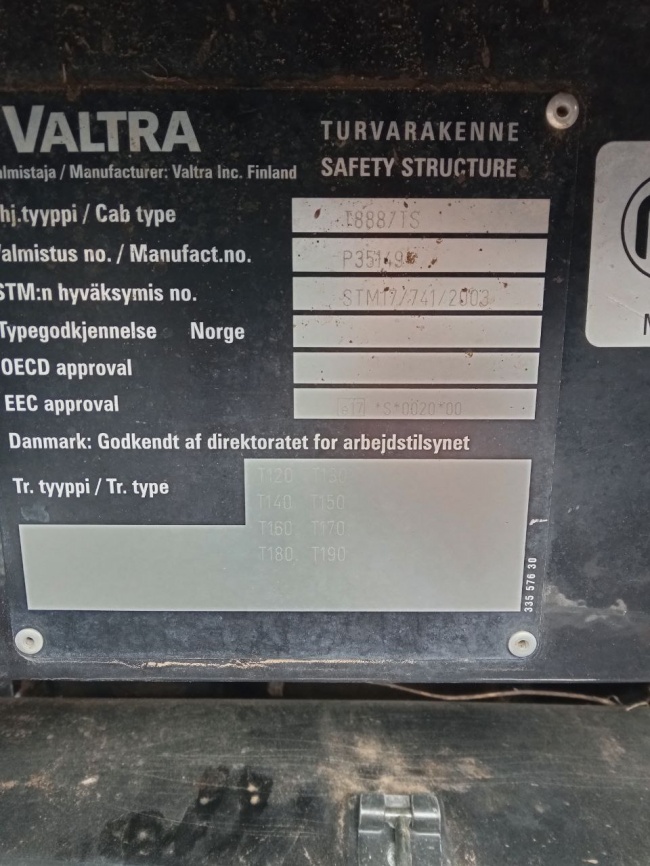 VALTRA T-190 фото 4